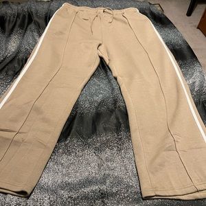 Brown Flare Sweatpants